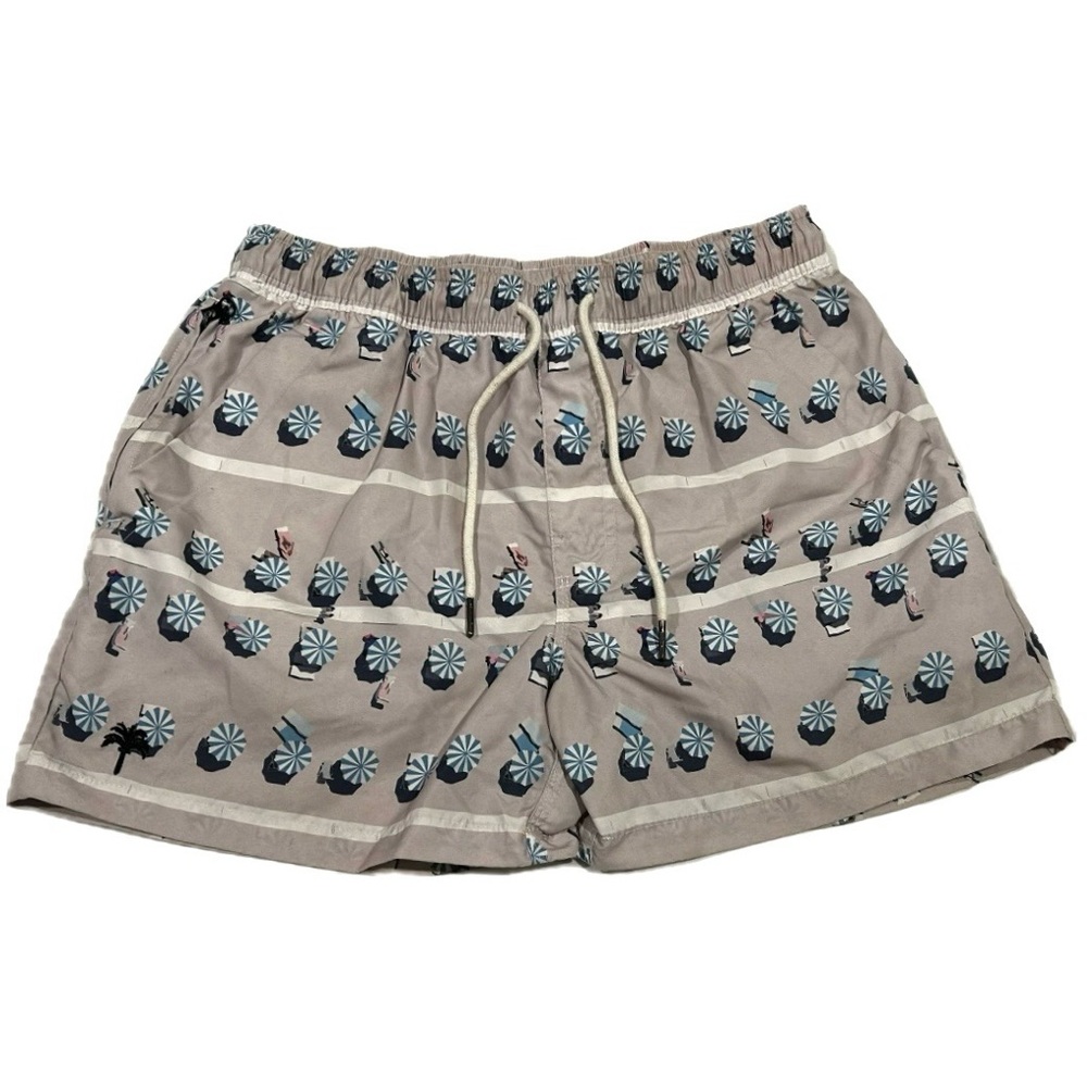 OAS Beach Scene 5" Swim Shorts